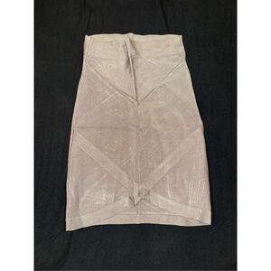 Bebe silver gray skirt size M